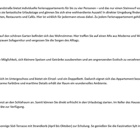 Atlantik - Strandstr 17, App 17 Апартаменты